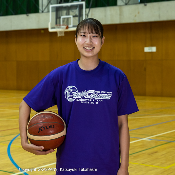 ＜ポジション＞C   ＜出身校＞上磯ミニバス→大野中学校→札幌山の手高等学校   ＜コメント＞チャレンジ精神を持って意欲的に取り組む。