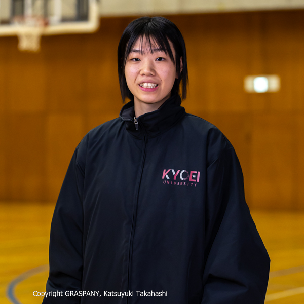 ＜ポジション＞F   ＜出身校＞大東キャッツ・木崎中学校・白鵬女子高校   ＜コメント＞勇往邁進