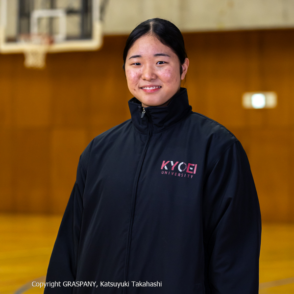＜ポジション＞C   ＜出身校＞上尾ミニバス・大石中学校・埼玉栄高校   ＜コメント＞緻密に大胆に