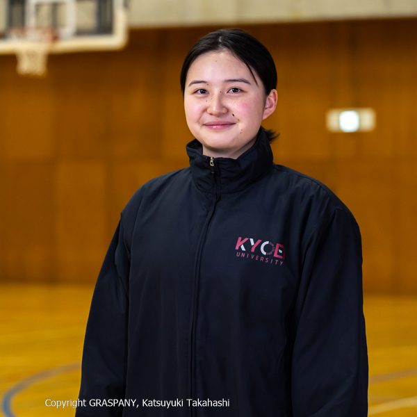 ＜ポジション＞F   ＜出身校＞川口MAXBEAMS・八王子 U-15・藤村女子高校   ＜コメント＞常明奮進